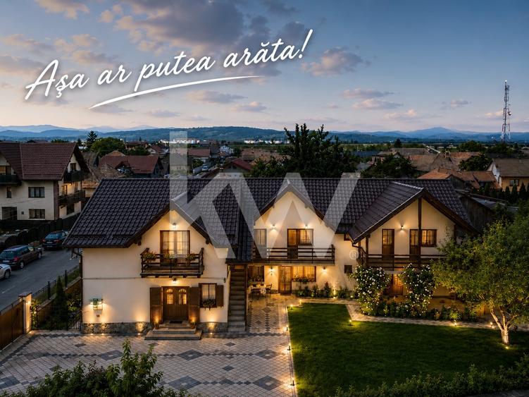 Casă individuală cu 10 camere cu Canalizare în Râșnov