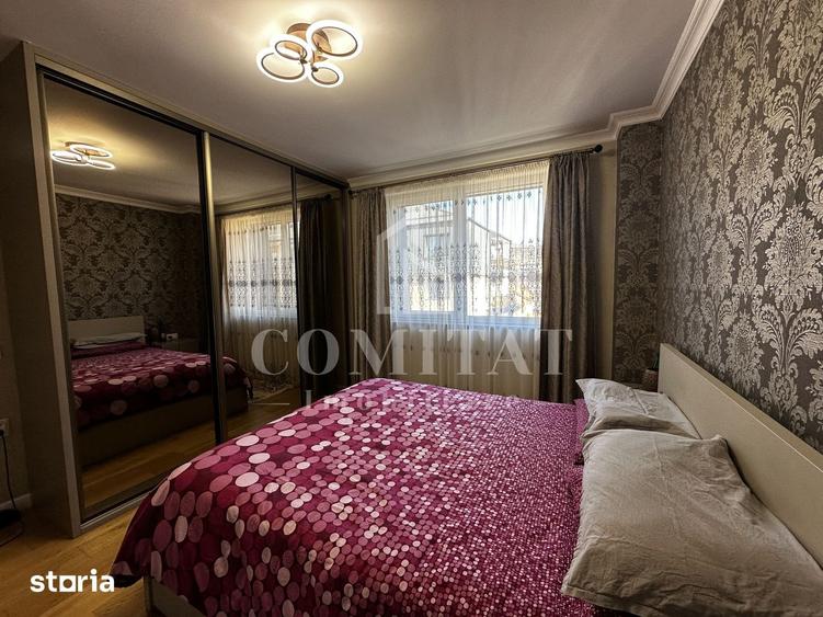 Apartament cu 3 camere, mobilat în Chinteni