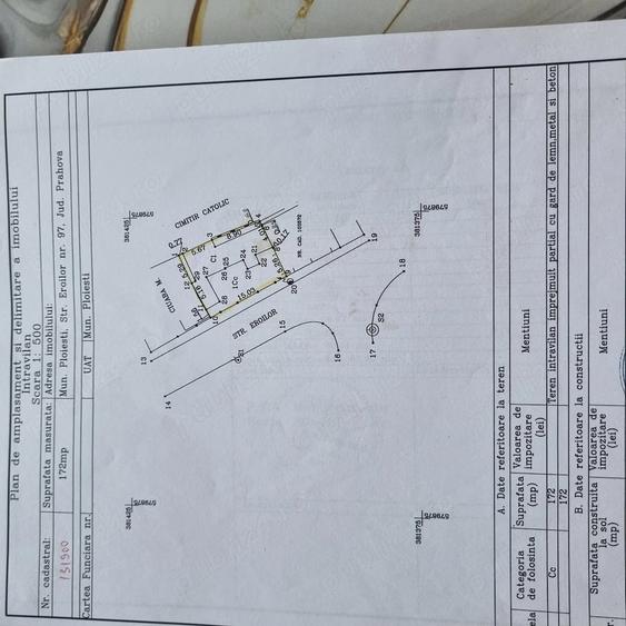 Casă cu Teren 176 Mp în Eroilor