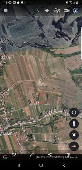 Teren Construcții extravilan de 2358 mp, în Albești