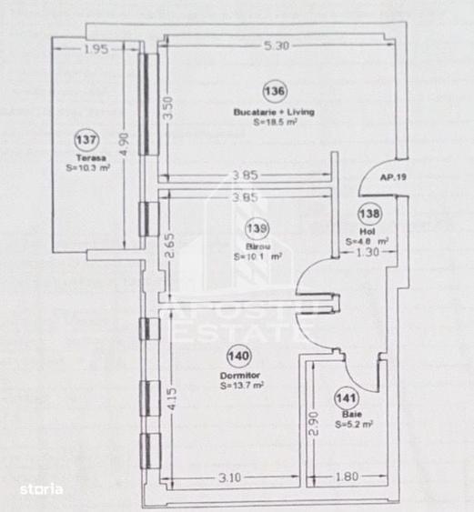 Apartament 3 camere de vanzare, etaj 3/5 cu lift - Giroc, zona Lidl - 7
