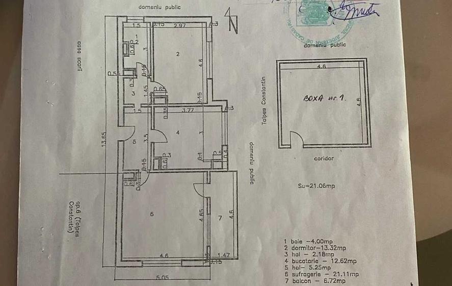 Apartament cu 2 camere decomandat în Șimian