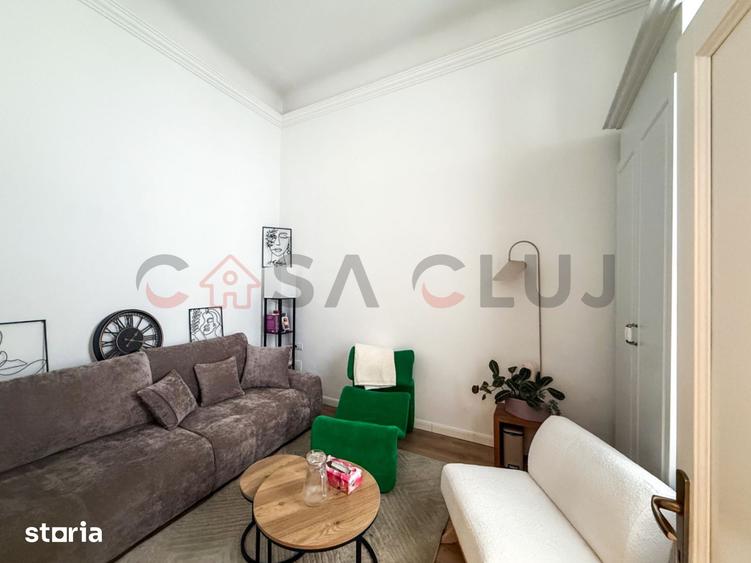 Apartament cu 4 camere, mobilat în Central