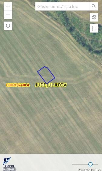 Proprietar - Teren 813 mp utili + Cota Drum 173 mp - Darvari, Ciorogarla - Deschidere 28,69 m - Langa A0 - 39.900 Euro neg. - 5