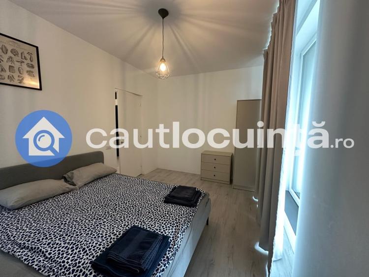 Apartament cu 2 camere semidecomandat, mobilat în Băneasa