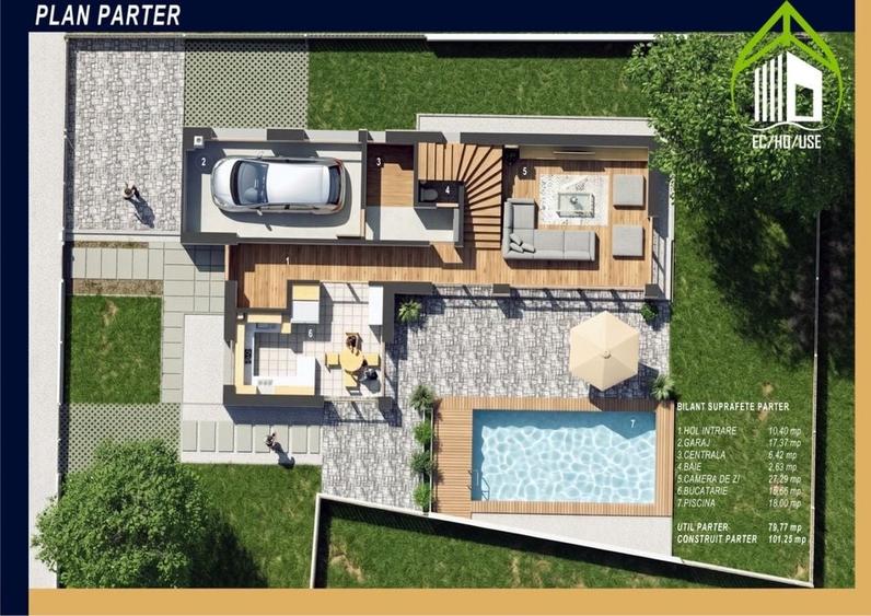Casă cu 4 camere în Sânnicoară
