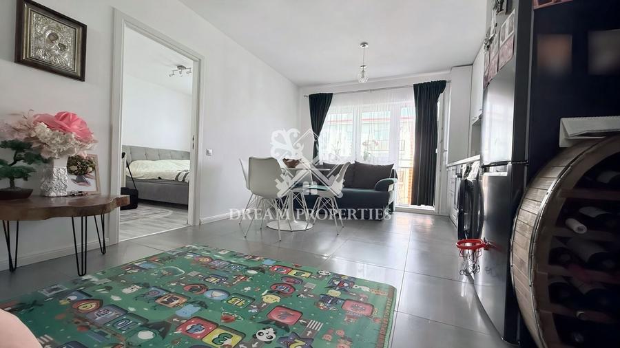 Apartament cu 2 camere semidecomandat, mobilat în Apahida