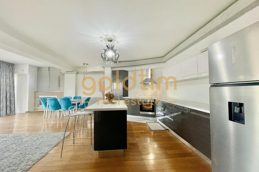 Apartament cu 3 camere semidecomandat, mobilat în Pipera