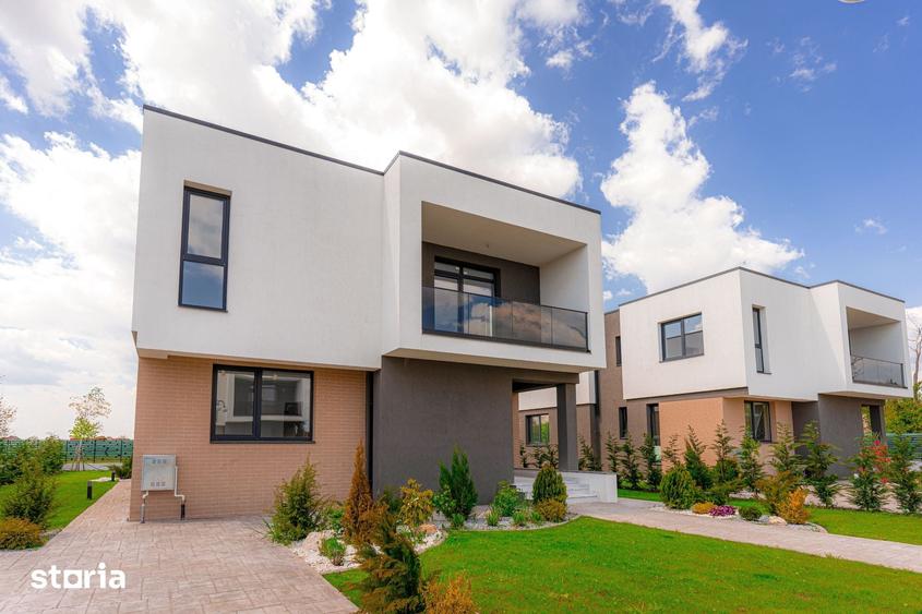 Casă cu 5 camere cu Teren 610 Mp în Moara Vlăsiei