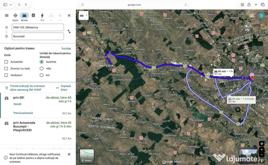 Teren de 7491 mp, în Găiseanca