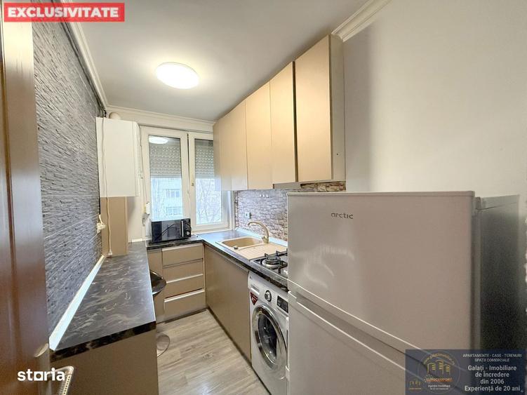 Apartament cu 3 camere, mobilat în Micro 19