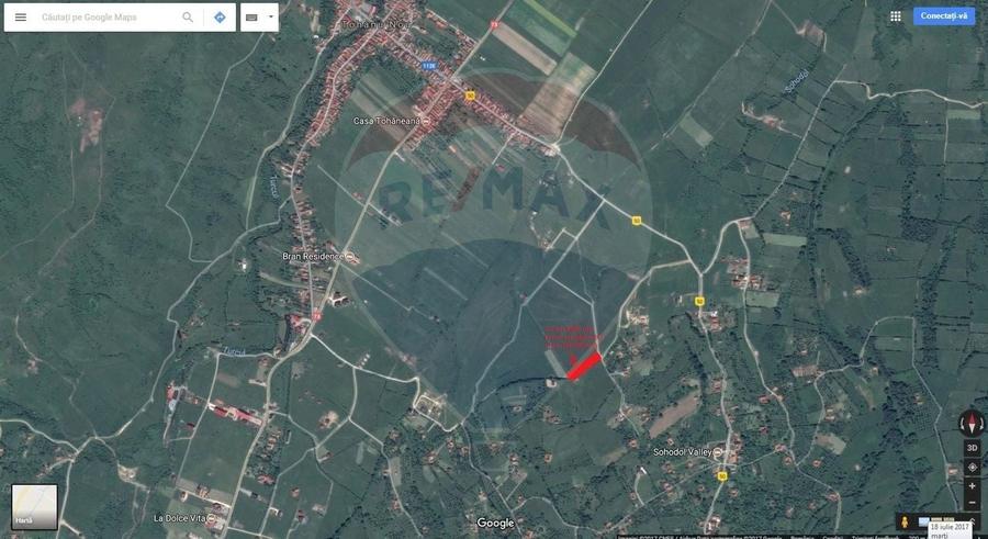Teren Construcții intravilan de 6900 mp, în Bran