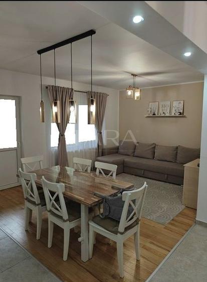 Apartament cu 3 camere semidecomandat, mobilat în Florești