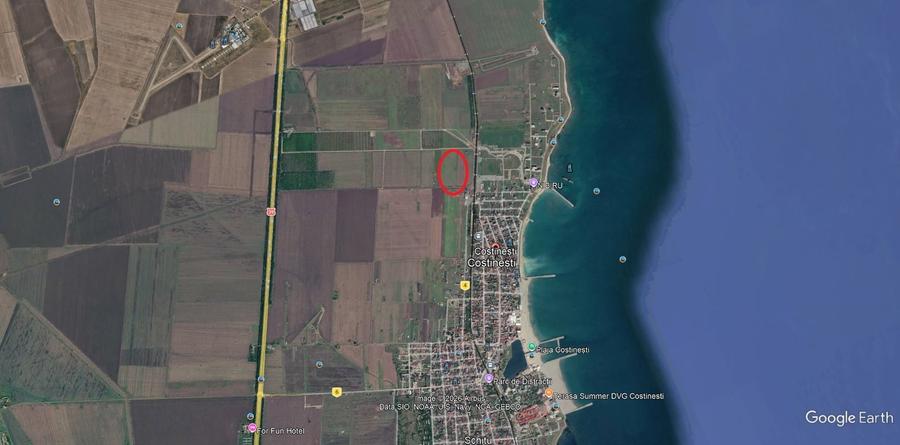 Teren Construcții intravilan de 6000 mp, în Costinești