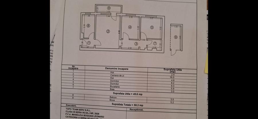 Apartament cu 3 camere semidecomandat în Tomis Nord