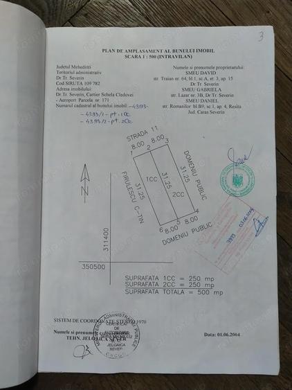 Teren de 500 mp, în Central