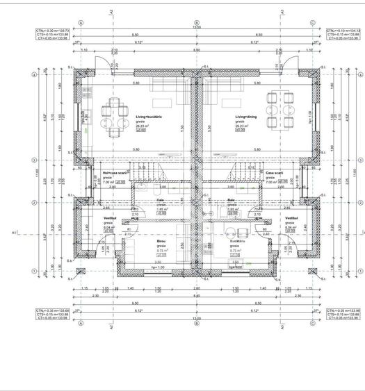 Casă cu 4 camere cu Teren 250 Mp în Giarmata