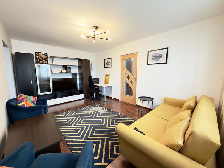 Apartament cu 2 camere semidecomandat, mobilat în Lacul Tei