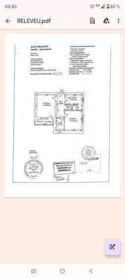 Apartament cu 2 camere decomandat în Central