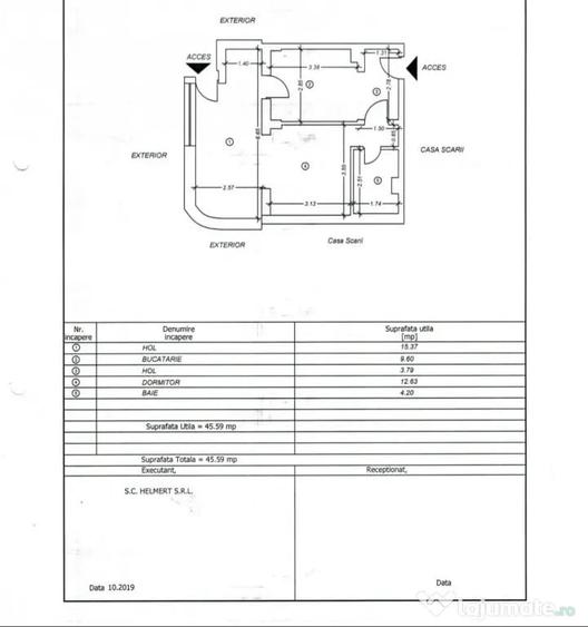 Spațiu comercial, de 46 mp, în Ultracentral