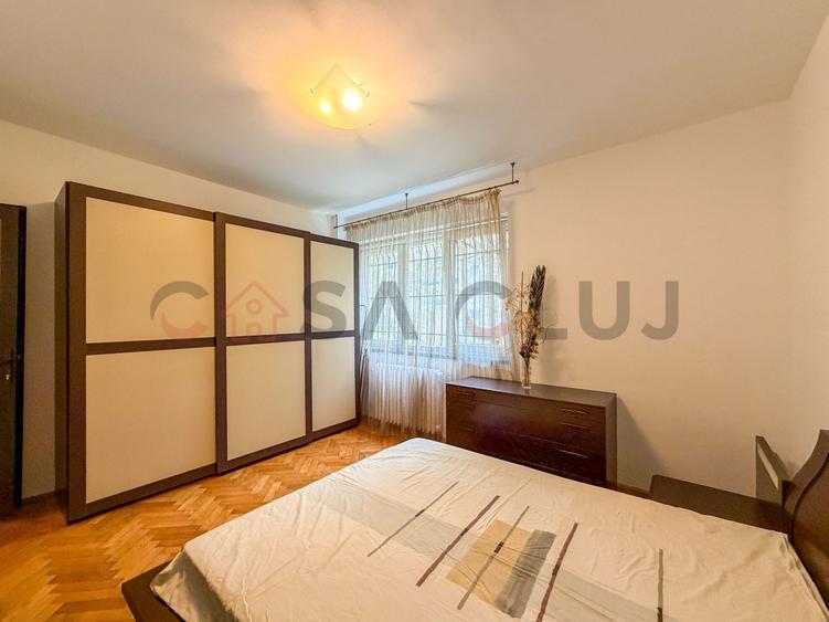 Apartament cu 3 camere decomandat, mobilat în Plopilor