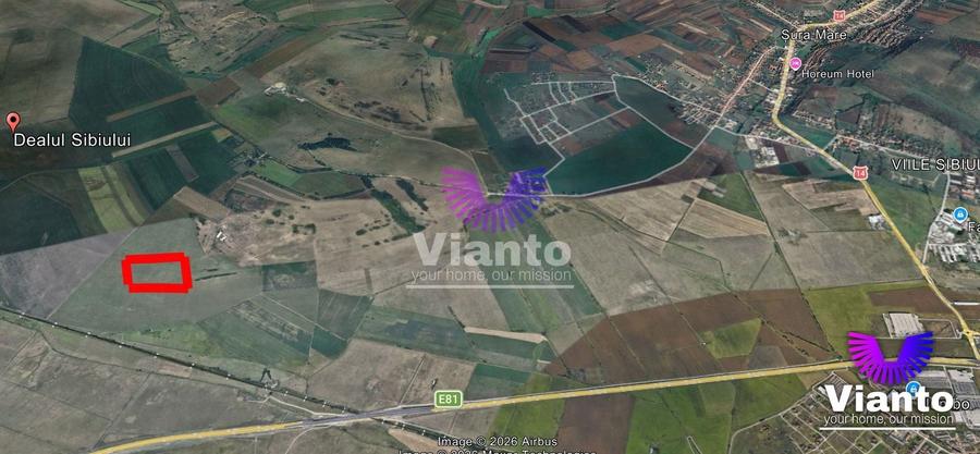Teren agricol extravilan de 5000 mp, în Șura Mare