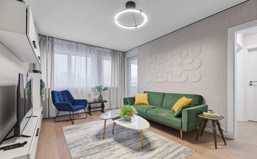 Apartament cu 2 camere semidecomandat, mobilat în Militari