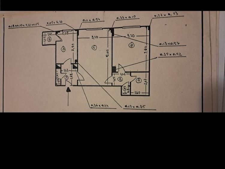 Apartament cu 2 camere semidecomandat în Dristor