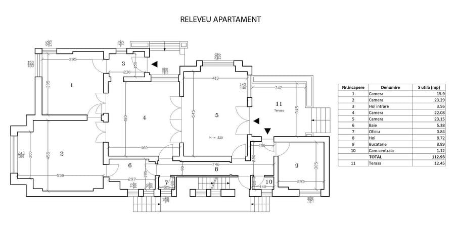 Apartament cu 4 camere decomandat în Aviatorilor