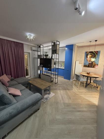 Apartament cu 2 camere semidecomandat, mobilat în Giurgiului