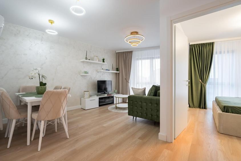 Apartament cu 2 camere decomandat, mobilat în Băneasa