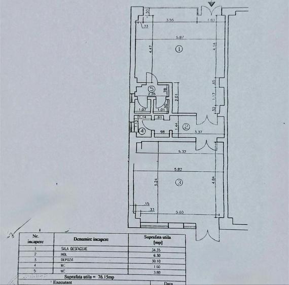 Spațiu comercial, de 76 mp, în Dacia