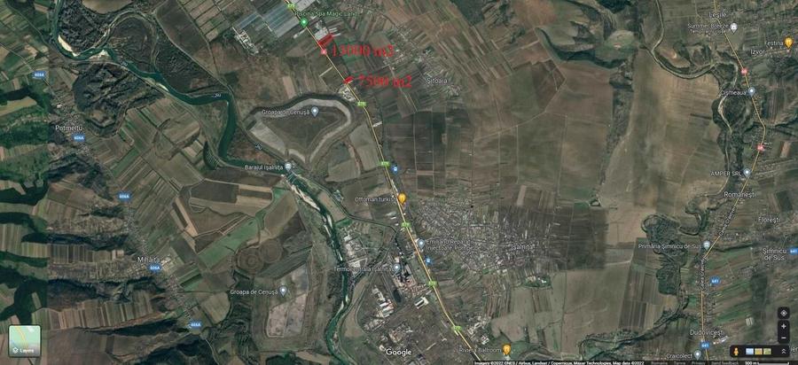 Teren de 7500 mp, în Bogea