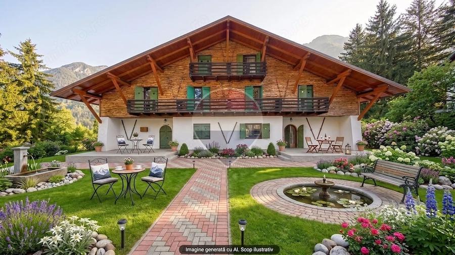 Casă cu 16 camere cu Teren 1368 Mp în Timișu de Sus