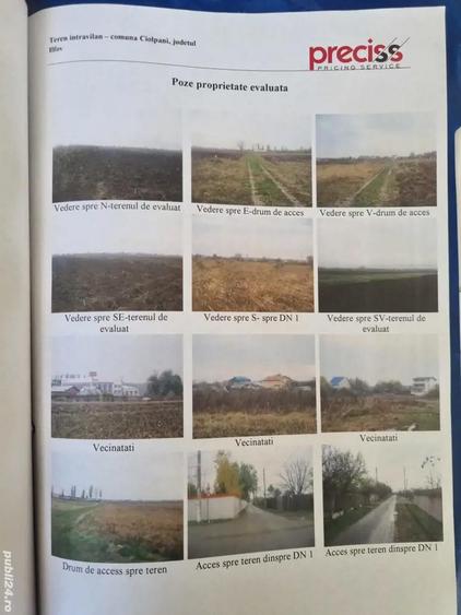Teren de 1180 mp, în Ciolpani