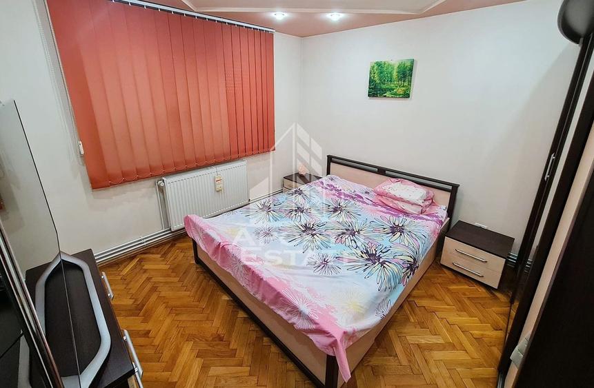 Apartament cu 2 camere semidecomandat, mobilat în Boul Roșu