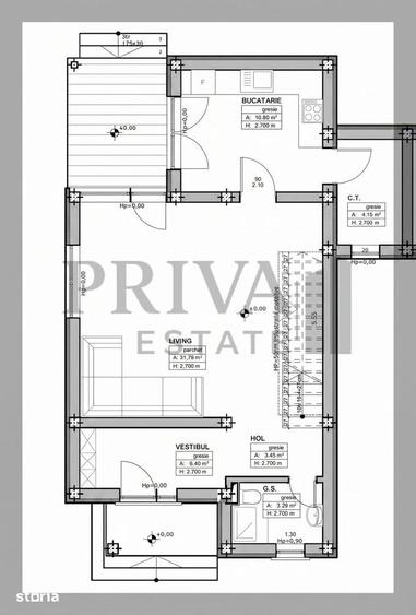 Duplex cu 4 camere cu Canalizare în Moșnița Nouă