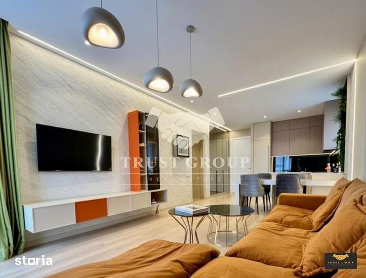 Apartament cu 3 camere semidecomandat, mobilat în Herăstrău