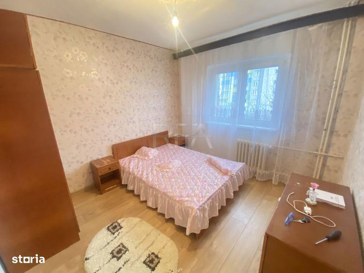 Apartament cu 3 camere semidecomandat, mobilat în Rahova