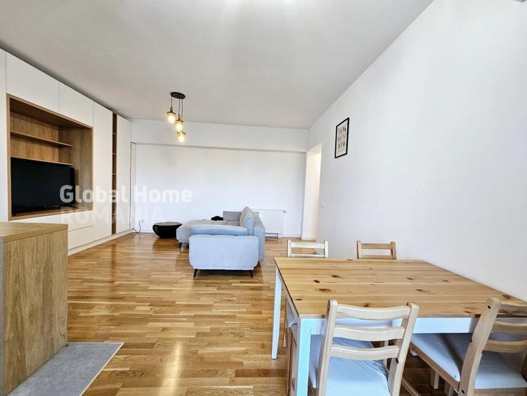 Apartament cu 3 camere decomandat, mobilat în Băneasa