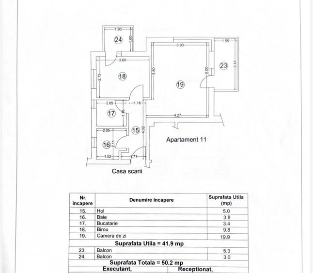 Apartament cu 2 camere decomandat în Năvodari