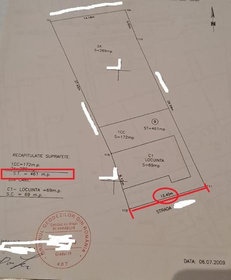 Teren --cartier E3-- 460mp (zona foarte buna ) - 1