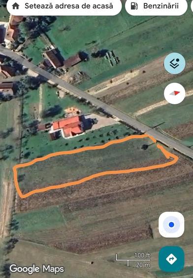 Teren de 3000 mp, în Vața de Jos