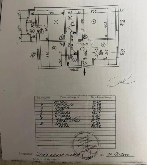 Apartament cu 3 camere decomandat în Unirii