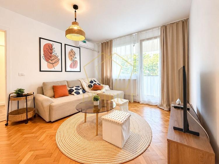 Apartament cu 2 camere semidecomandat, mobilat în Tipografilor