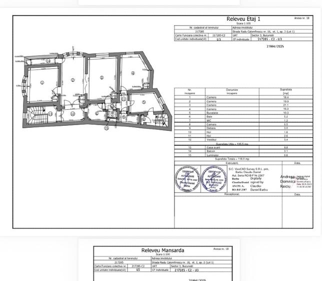 Apartament cu 4 camere decomandat în Universitate