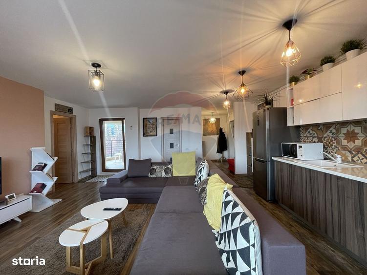 Apartament cu 2 camere, mobilat în Plevnei