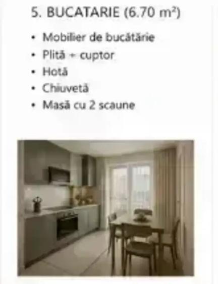 Apartament cu 2 camere decomandat în Barbu Văcărescu