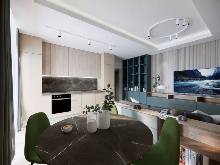 Apartament cu 2 camere decomandat în Aronești