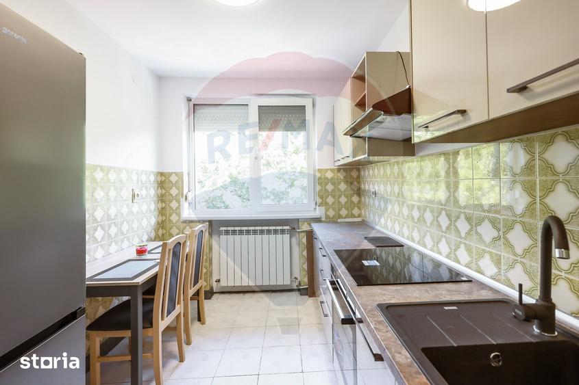 Apartament cu 2 camere semidecomandat, mobilat în Decebal
